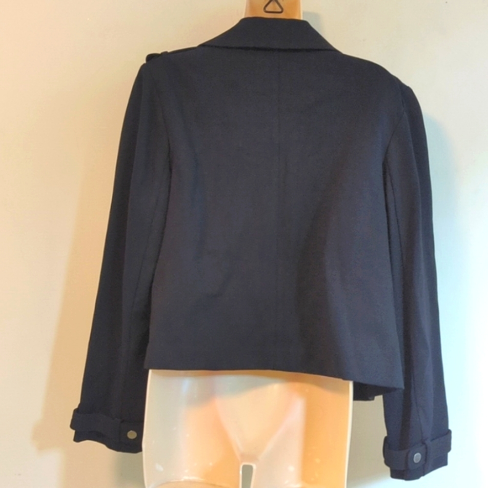 Chicos Cropped Trench Jacket - Picture 6 of 16